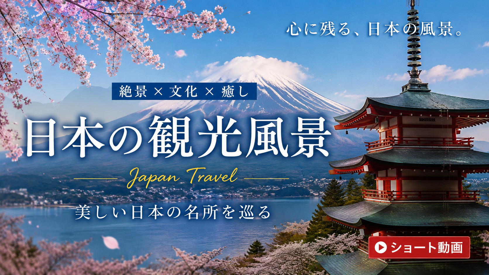 日本の観光風景ショート動画